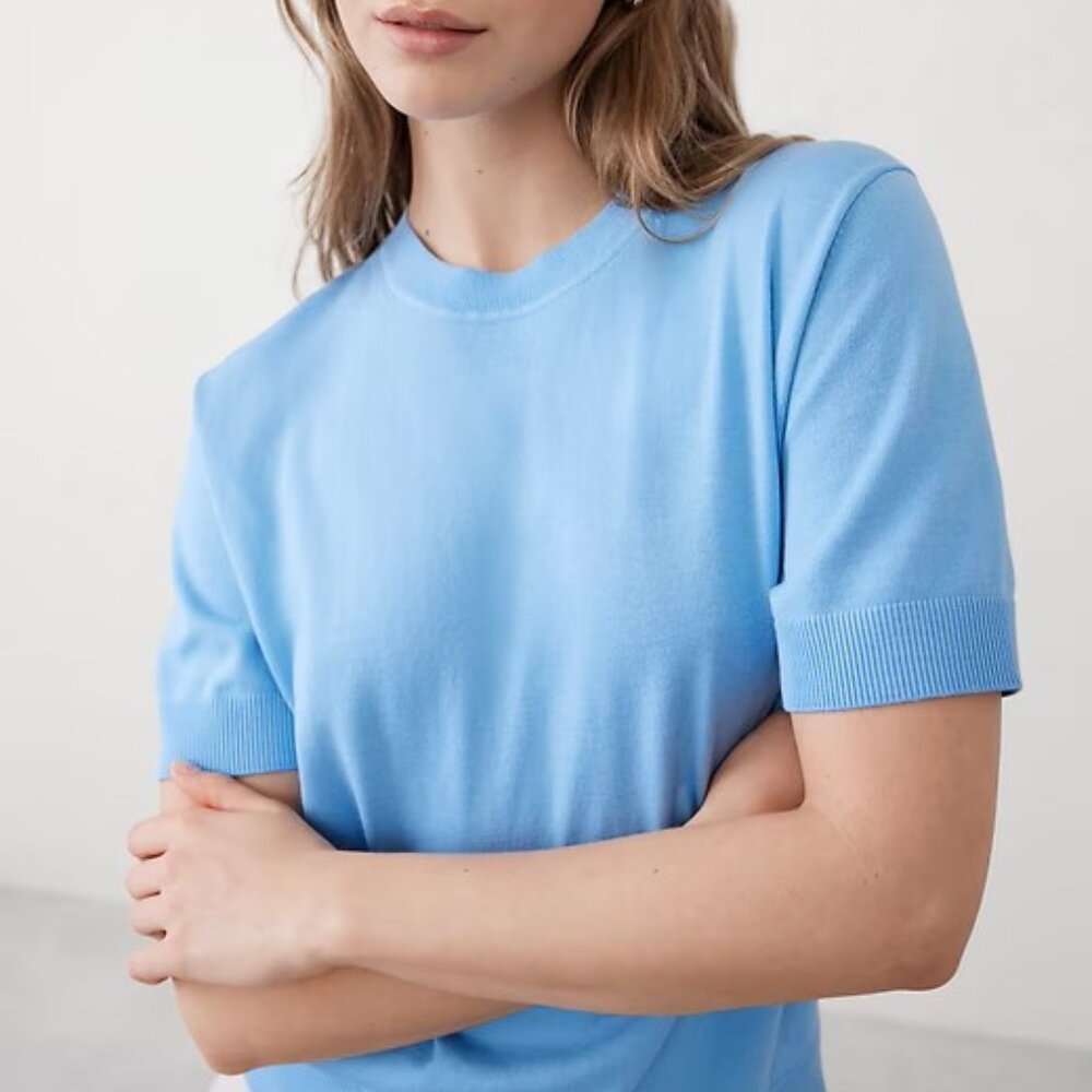 Forever Short-Sleeve Sweater